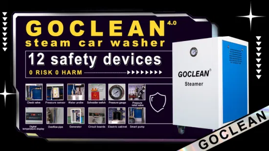 Goclean Car Wash Machine Clean Car Seats Steam Cleaner Car Wash Machinery